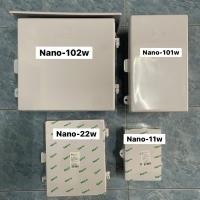 ราคา NANO ตู้กันน้ำพลาสติกมีที่กันฝน ตู้กันฝน ตู้กันน้ำ กล่องกันฝน สีขาว (19818057281)