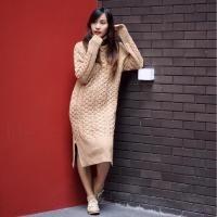 ราคา TWEED KNITTING DRESS - LIGHT BROWN (962767700)