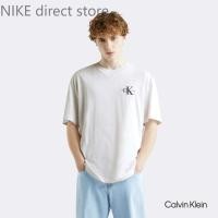 ราคา High qualityCalvin Klein Jeans Graphic Tees White (26556300256)