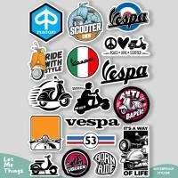ราคา Vespa Aesthetic Sticker สําหรับเคสหมวกกันน็อค hp แล็ปท็อป tumblr cupboard กันน้ํา (54602541211)