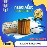 ราคา ไส้กรองน้ำมันเครื่อง (ไม่บรรจุกล่อง) USEFOR รุ่นรถ MAZDA TRIBUTE 2.3, FORD ESCAPE 2.3 ปี 2003-2006 (L321-14-302T) (40354380603)