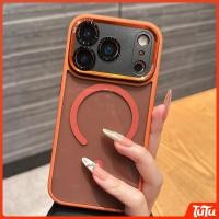 ราคา TuTu หรูหราแม่เหล็กป้องกันกล้องเกราะสําหรับ iPhon 17 Air 16 15 14 Plus 13 12 11 Pro Max Clear กันชนเคสโทรศัพท์ (41220417579)