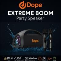 ราคา ลำโพง Dope Extreme Boom Party Speaker 200W พร้อมไมค์ไร้สาย (54101512834)