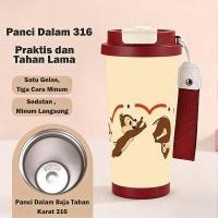 ราคา TERMOS Tumbler Chip n Dale ขวดดื่ม Thermos coffee Chip n Dale 500ML สแตนเลส 316 Leakproof 2 โหมดดื่ม 4 สีถ้วยกาแฟ (56059421104)
