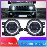 ราคา Car Head Lamp For Suzuki Jimny 2019 2020 2021 2022 2023 LED Headlights DRL High Beam low Beam Angel (45656878071)