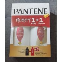ราคา แพนทีน แชมพูและครีมนวดผม สูตรลองแอนด์สตรอง 410 มล. แพ็ค 1+1 (Pantene Long Strong Shampoo + Conditioner 410ml)