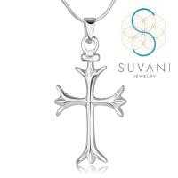 ราคา SUVANI เงินแท้ 92.5% จี้ไม้กางเขน จี้พร้อมสร้อยคอ เครื่องประดับเงินแท้ (19229601860)