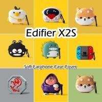 ราคา พร้อมส่ง! นําไปใช้กับ Edifier X2S เคส Case เคสหูฟัง การ์ตูนสร้างสรรค์ ซิลิโคนนุ่ม เคส เคสหูฟัง (24368002056)