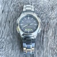 ราคา นาฬิกาข้อมือ CASIO WAVE CEPTOR WVA-430J ของแท้ มือสอง รุ่นคลาสสิค ผู้ชาย กันน้ำ มีไฟ สายสแตนเลส (43965189856)