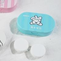 ราคา [คลังสินค้าพร้อม] eyekan Contact Lens Case Companion Double Contact Lens Case Portable with Mirror Cute Pattern WJG (53459461799)