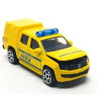 ราคา รถเหล็กมาจอเร็ต Majorette Volkswagen Amarok - INEM Protugal Ambulance สีเหลือง ขนาด 1/64 ยาว 8 cm มือสอง #001 (19288729156)
