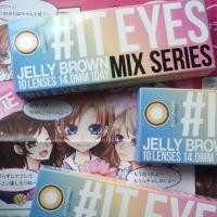 ราคา Jelly Brown ( IT EYES Contact lens 1 day รุ่น mix series) (18707430)