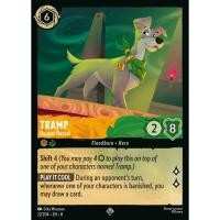 ราคา 22/204 EN8 Tramp - Dapper Rascal Amber Emerald SR Character Disney Lorcana Set 8 (57654431839)