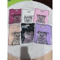 ราคา เสื้อยืดงานป้ายCandyมือ1ลายหมีรีดเพชร (26119459151)