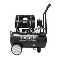 ราคา ปั๊มลม TIGER Oil Free ปั๊มลมไร้น้ำมัน รุ่น JAGUAR-25 ชนิดเสียงเงียบ มอเตอร์ 1390 W ถังขนาด 25 ลิตร (18186526326)