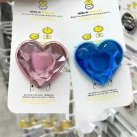 ราคา Popsocket Love Gem ที่วางพื้นผิวน้ําแข็ง ที่วางโทรศัพท์แม่เหล็กสีฟ้าสีชมพู ฐานถุงลมนิรภัย หรูหรา (49758959672)