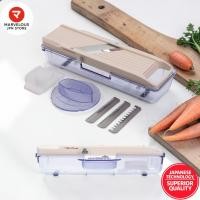 ราคา Benriner Universal Vegetable Slicer Deluxe Set Ivory 10-DX-I (49959872942)