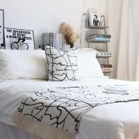 ราคา Fangyuan Design B&B โรงแรมผ้าห่มข้างเตียงโรงแรมธงผ้าห่มหมอนหนาหนังนิ่ม jacquard line ผ้าเช็ดตัวข้าง (28571620012)