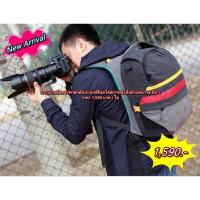 ราคา กระเป๋ากล้อง กระเป๋าเป้สะพายหลัง แนวแฟชั่น มือ 1 รองรับกล้อง 1 เลนส์ 4-5 ตัว รวมที่ติดกล้อง (แล้วแต่ขนาดของเลนส์) (16195581304)