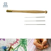 ราคา hws tambour ตะขอและลูกปัดปักเลื่อม 3 เข็ม 70 90-100 (13722597113)