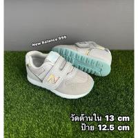 ราคา รองเท้าเด็กญี่ปุ่นมือสองสภาพดี มือ 2 สีเทา ตีนตุ๊กแกกว้าง สวมง่าย เบา New Balance 996 12.5 cm (24016183651)