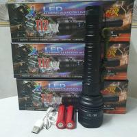 ราคา ไฟฉาย ไฟฉายแรงสูง JX-9912 XML-T12 69000W Lumens LED Zoom Flashlight ไฟฉายเดินป่า (4646677198)