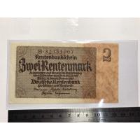 ราคา ธนบัตรเก่า ประเทศเยอรมัน ปี1937 2 RENTENMARK สภาพสวย สวยน่าสะสม ธนบัตรต่างประเทศ หายาก (5959261750)