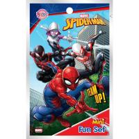 ราคา SPIDER-MAN Mini Fun Set - TEAM UP! [ขนาดพกพา=เล็กเท่าฝ่ามือ] ชุดมินิฟันเซ็ตสไปเดอร์แมน สีไม้+สติ๊กเกอร์+ตัวปั๊ม+ตลับหมึก (19427138088)