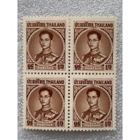 ราคา แสตมป์พระรูป ร.9 ชนิด15สตางค์ พ.ศ.2506 บล๊อก4 (14204783650)