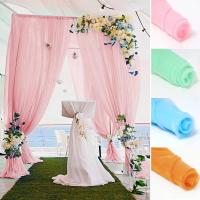 ราคา ตกแต่งงานแต่งงาน Tulle ม้วนคริสตัล Organza ผ้าเชียร์สําหรับงานเลี้ยงวันเกิดฉากหลังเก้าอี้แต่งงานผ้าคาดเอวตกแต่ง (40859681549)