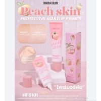 ราคา ⚡FLASH SALE⚡♡พร้อมส่ง์ HF5101 Sivanna Peach Skin Protective Makeup Primer 35กรัม ไพรเมอร์พีช (25769457815)