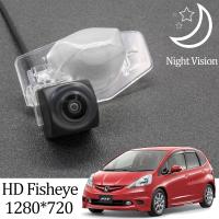 ราคา กล้องมองหลัง HD CCD Starlight night vision 1280*720 Fisheye สําหรับ Honda fit Jazz MK2 Honda CRV Odyssey Insight Vezel HRV FR-V Jazz Edix (21549437397)