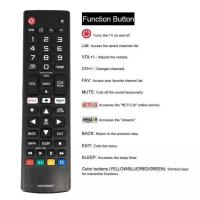 ราคา แอลจี ลูกชาย75095307 เปลี่ยนทีวี LG 99% รีโมทคอนโทรลรุ่นที่ไม่มีปัจจุบัน Smart TV Remote Control 55LJ55 43UJ6200, 43UJ6500, 43UJ6560, 49UJ6500, 49UJ6560, 55UJ6520, 55UJ6540, 55UJ6580 (44609804861)