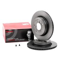 ราคา BMW จานเบรคหลัง ( ขนาด 320 mm ) รุ่น E60 E61 E63 E64 ยี่ห้อ BREMBO ( 09.9425.11 ) l เบอร์เทียบ TRW ( DF4360 ) (22024359404)