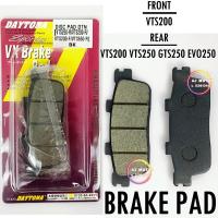 ราคา SYM VTS200 VTS250 GTS250 EVO250 ดิสก์เบรกหน้าและด้านหลังแผ่นเบรกเบรกสําหรับตู้ VTS 200 250 EVO GTS BRAKEPAD BREK PAD PLATE (26292664101)