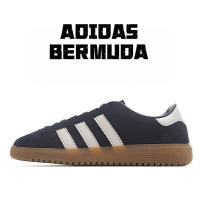 ราคา Hot sales Adidas Original Bermuda สีดำและสีน้ำตาล ลื่นสไตล์วินเทจแฟชั่นต่ำด้านบนกีฬารองเท้าลำลอง แท้100%ผู้ชายผู้หญิง ge (19486130432)