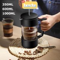 ราคา BESTE Tea Coffee Brewer, 350/600/1000ML หม้อเครื่องชงกาแฟแบบกดฝรั่งเศสทนความร้อน, เครื่องชงชาแก้ว Borosilicate (53608446448)
