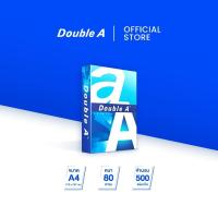 ราคา กระดาษ Double A กระดาษถ่ายเอกสาร A4 80gsm 500 แผ่น จำหน่าย 1 รีม (26767575222)