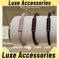 ราคา มีใบเสร็จรับเงิน บรรจุภัณฑ์กล่องของขวัญ New Gucci Bracelet with enamel Gucci free-size (53907737523)
