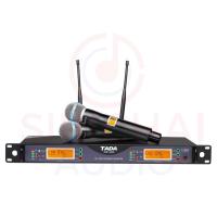 ราคา ไมค์ลอยคู่ TADA รุ่น UR24D ไมค์โครโฟน ไมค์ลอยไร้สาย wireless microphone (27375270646)
