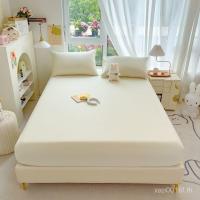ราคา 800TC ผ้าฝ้ายแผ่นติดตั้งธรรมดาเดี่ยว/Queeen/King Hotel Premium ผ้าปูที่นอนสีขาว/สีเทาผ้าปูที่นอน Breathable Soft ที่นอน Protector LFSX (52108263338)