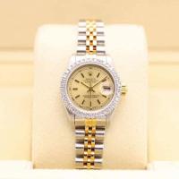 ราคา Rolex Datejust lady(26MM.) 2Tone หน้าปัดทองหลักแท่ง (12837095310)