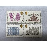 ราคา แสตมป์ของประเทศอังกฤษชุดออกแบบก่อสร้าง ปี1973 ครบชุด4ดวง (29162032165)