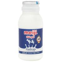 ราคา เมจินมสดรสจืด 200ซีซี Meiji Pasteurized Milk Plain 200cc. [หมายเลขบาร์โค้ด 8850329120116 ] (43980496828)