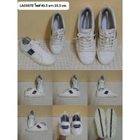 ราคา LACOSTE ไซส์ 40.5 ยาว 25.5 cm. (รองเท้ามือสองของแท้) (24120862750)