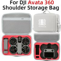 ราคา กระเป๋าเก็บของสําหรับ DJI Avata 360 Fly More Combo, เคสป้องกันกันกระแทก PU พร้อมช่อง RC2 และสายสะพาย (45107951991)
