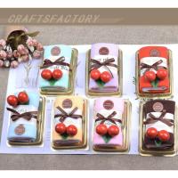 ราคา ของชำร่วย ของรับไหว้ ของฝาก ชิ้นละ 18 บาท ( ผ้าเช็ดหน้า 2 ผืน + อุปกรณ์ยกชุด ตามภาพ )ผ้าเช็ดหน้า 2 ผืน ขนาด 19 X 19 CM. (3618835259)