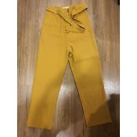 ราคา sale กางเกงทำงานขายาว สีเหลือง size s-m (9119204213)