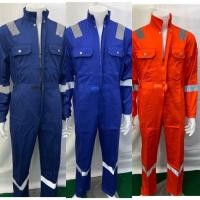 ราคา ชุดหมีช่าง ชุดหมี SAFETY (6กระเป๋า) มีแถบสะท้อนแสง S-4XL (21313655490)