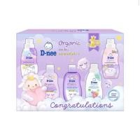 ราคา D-nee ดีนี่ ชุดของขวัญ ออร์แกนิค กล่องใหญ่ ม่วง 6 ช้ิน (26844647372)